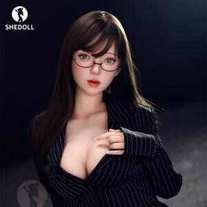 [SHEDOLL] GU XIAO-YU 158cm C-cup · Movable Jaw & Lightweight · Kneeling Secretary · Hyper-Realistic Doll